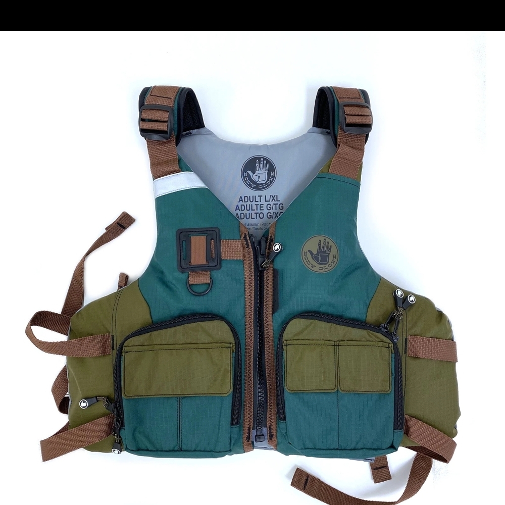 Body Glove Swim Vest Green and Brown Durable Design Size L/XL
